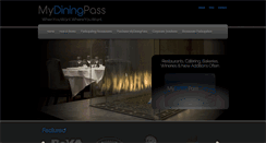 Desktop Screenshot of mydiningpass.com